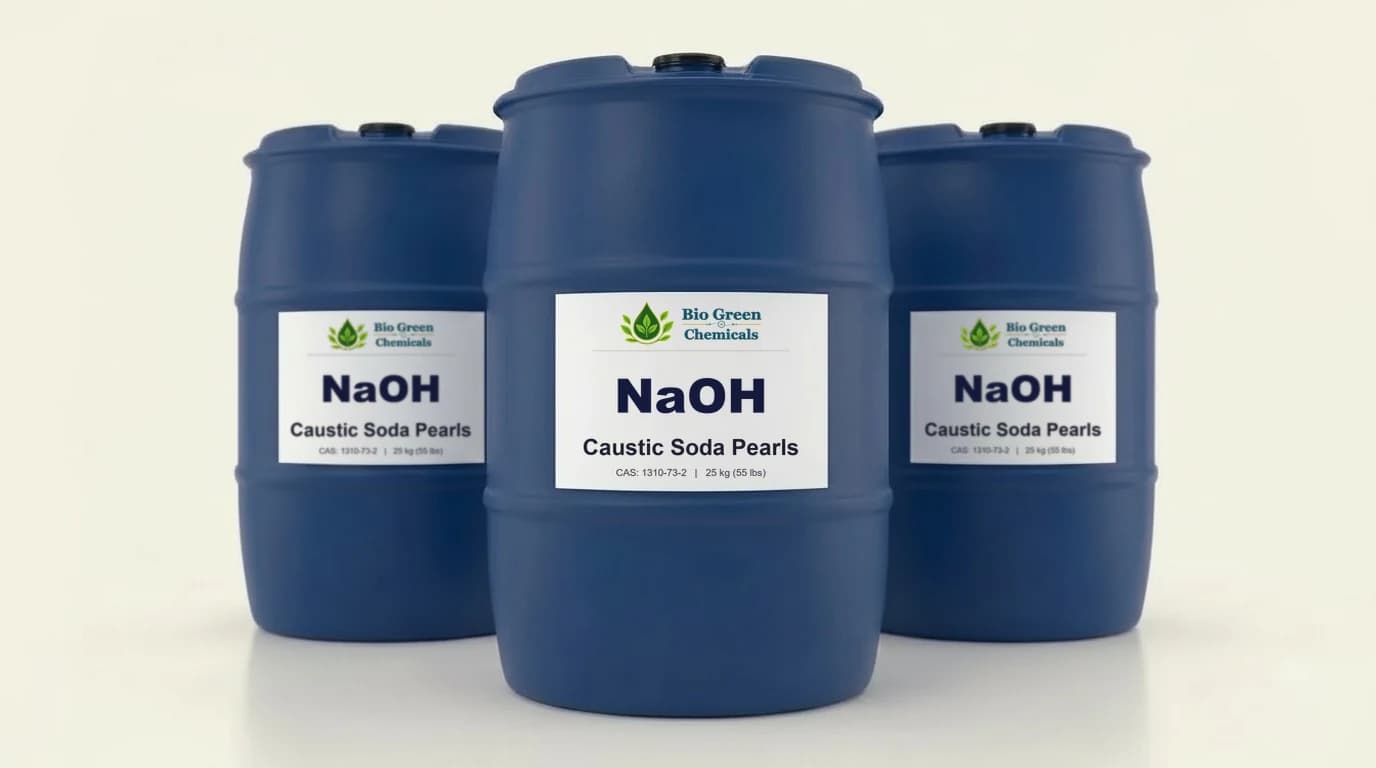Caustic Soda Pearls – Acids & salts product from Bio Green Chem