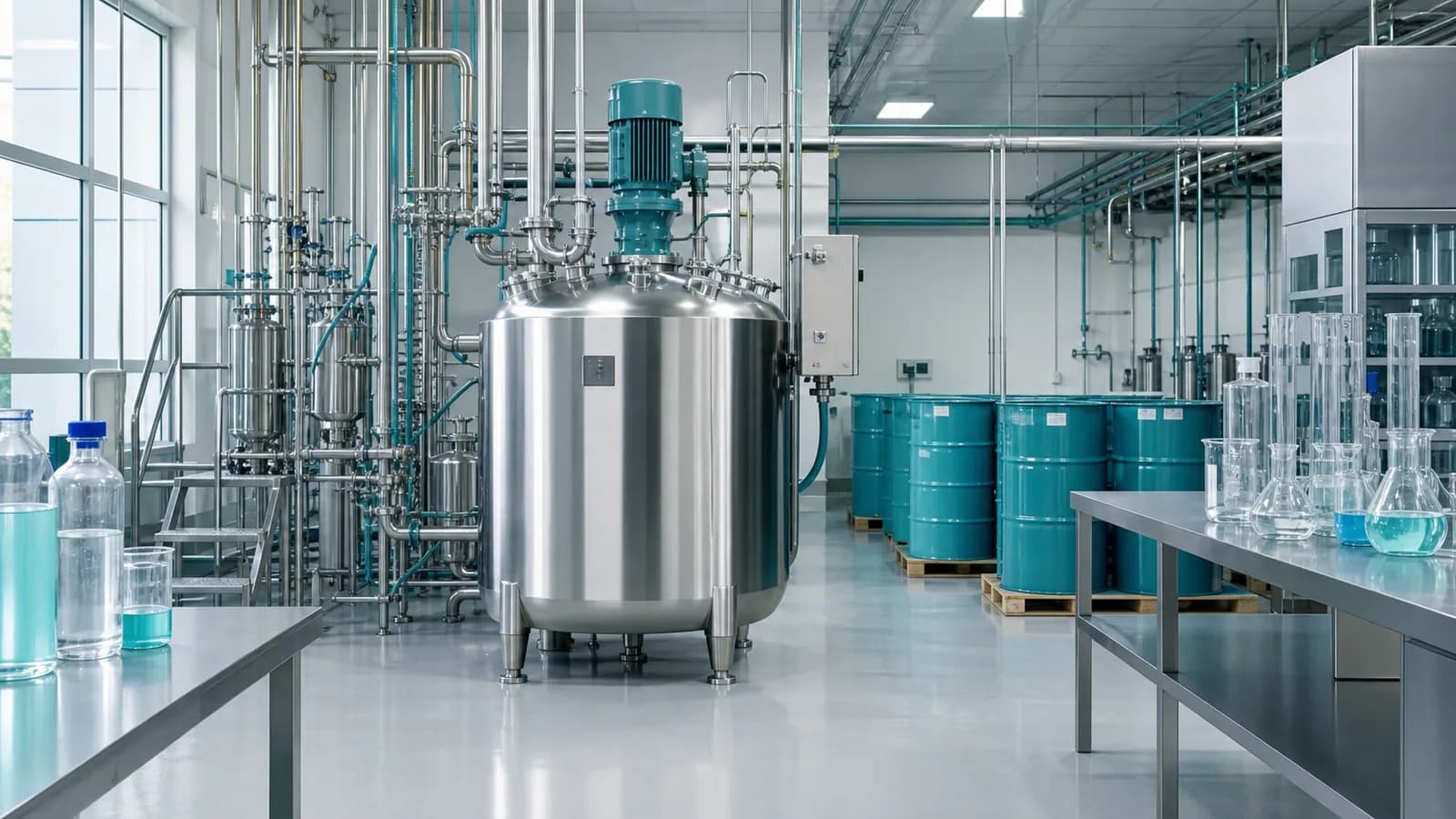 Industrial surfactant and detergent blending facility