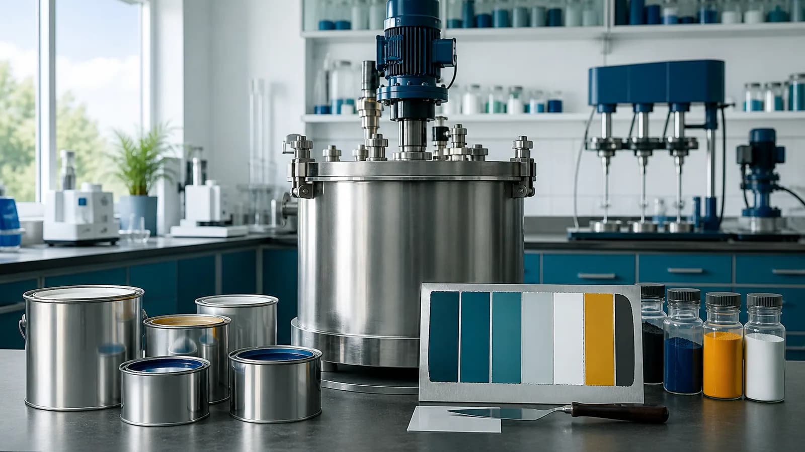 Industrial coating and ink formulation laboratory