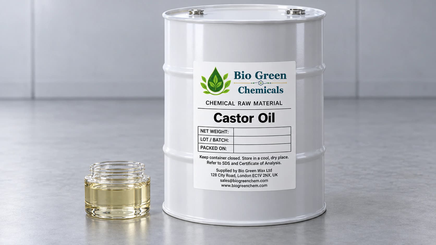Castor Oil – Cosmetic & Personal Care product from Bio Green Chem