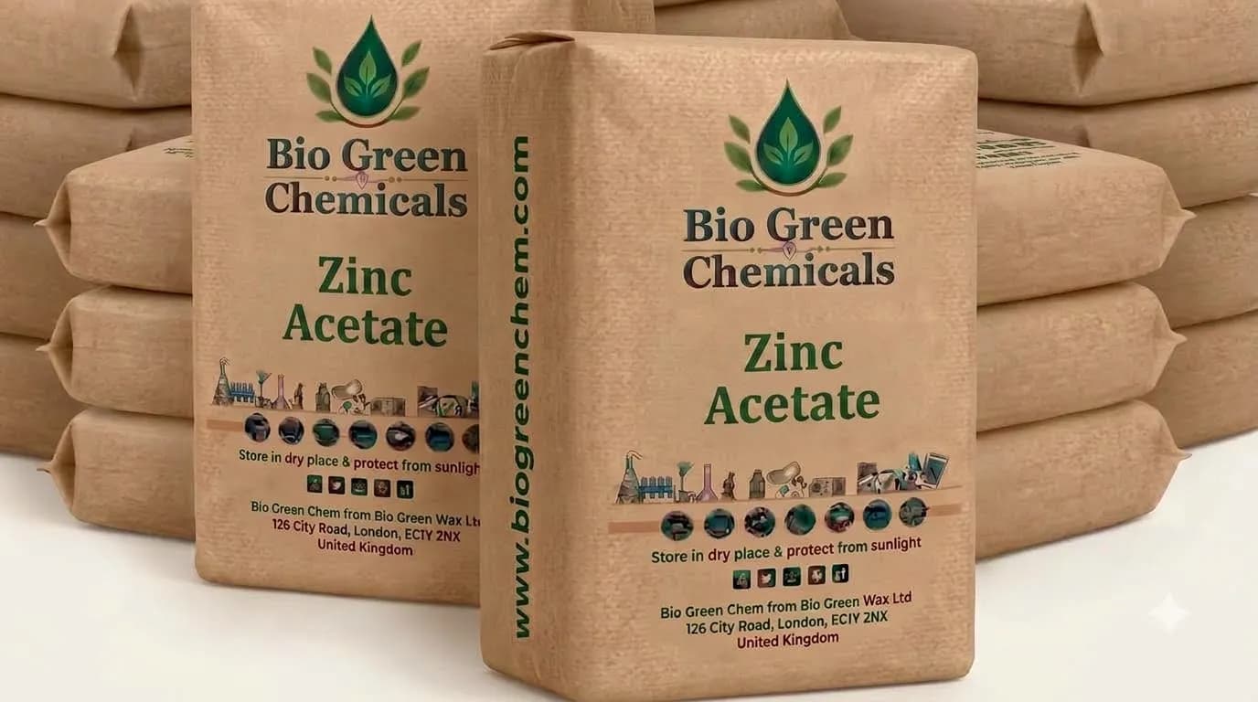 Zinc Acetate – Acids & salts product from Bio Green Chem