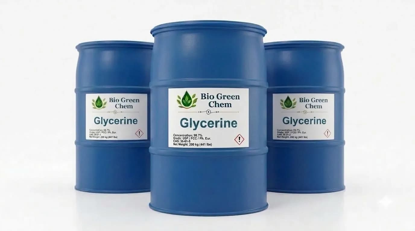 Glycerine – Glycols & alcohols product from Bio Green Chem