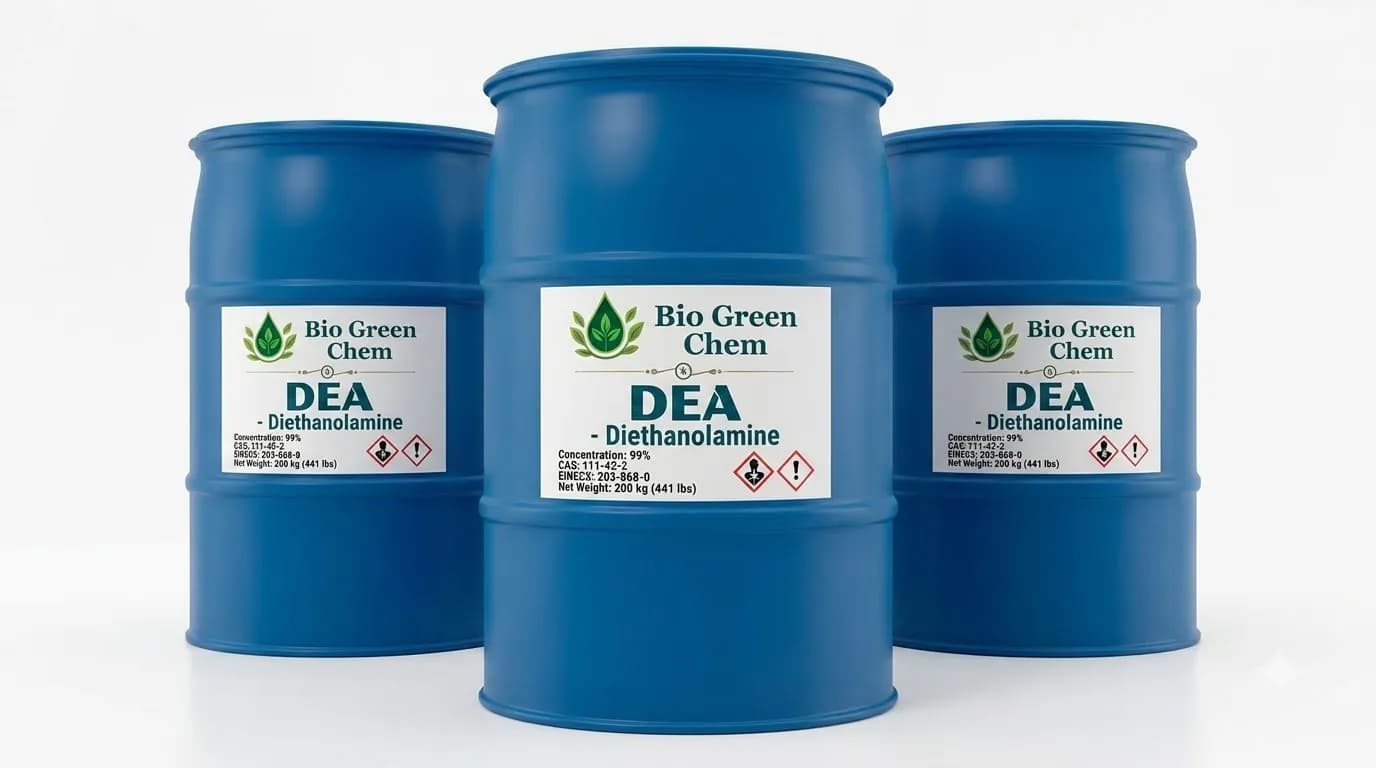 DEA - Diethanolamine – Glycols & alcohols product from Bio Green Chem
