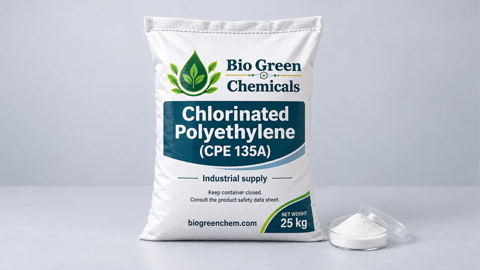 Polietileno clorado (CPE 135A) – Specialty chemicals product from Bio Green Chem