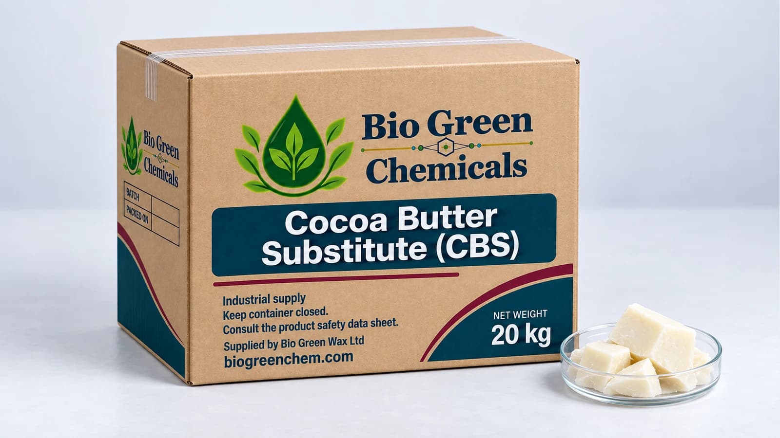 Sucedáneo de manteca de cacao (CBS) – Further Formulation Enquiries product from Bio Green Chem