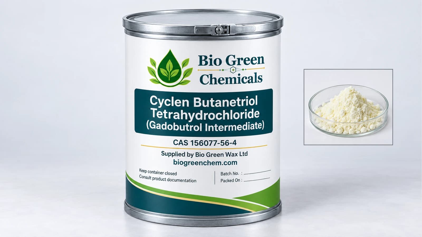 Cyclen Butanetriol Tetrahydrochloride (Gadobutrol Intermediate) – Pharmaceutical intermediates product from Bio Green Chem