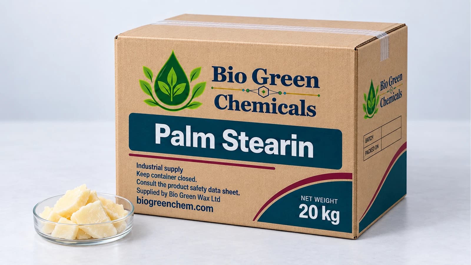 Estearina de Palma – Cosmetic & Personal Care product from Bio Green Chem