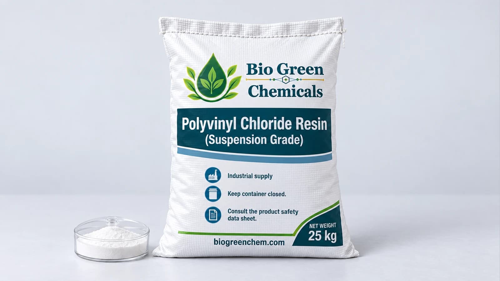 Resina de policloruro de vinilo (grado suspensión) – Specialty chemicals product from Bio Green Chem