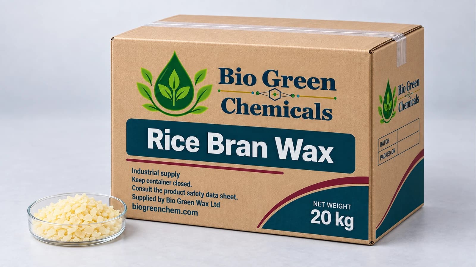 Cera de salvado de arroz – Cosmetic & Personal Care product from Bio Green Chem