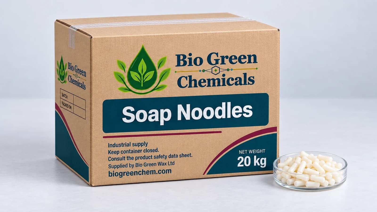 Fideos de jabón – Cosmetic & Personal Care product from Bio Green Chem