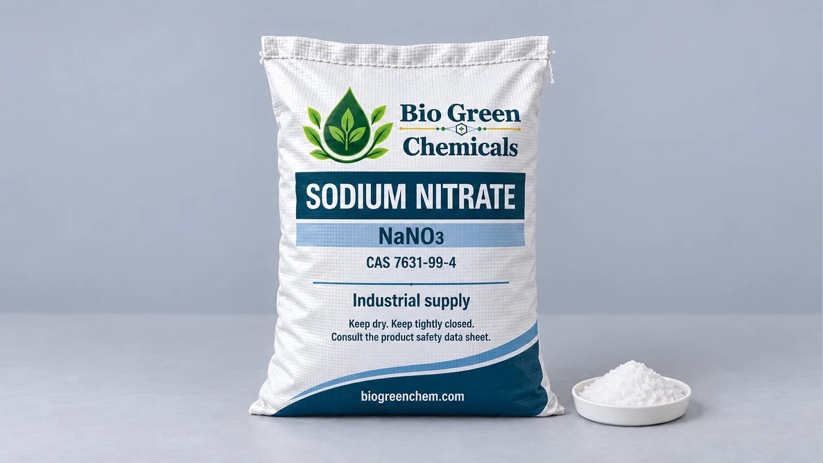 Nitrato de sodio – Nitrates & nitrites product from Bio Green Chem