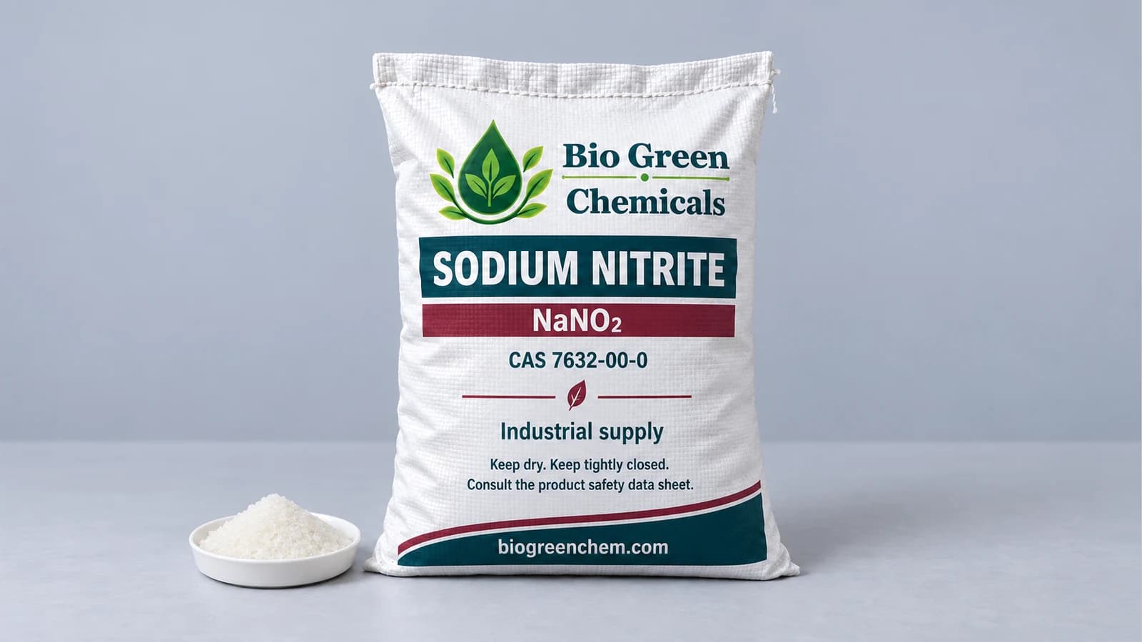 Nitrito de sodio – Nitrates & nitrites product from Bio Green Chem
