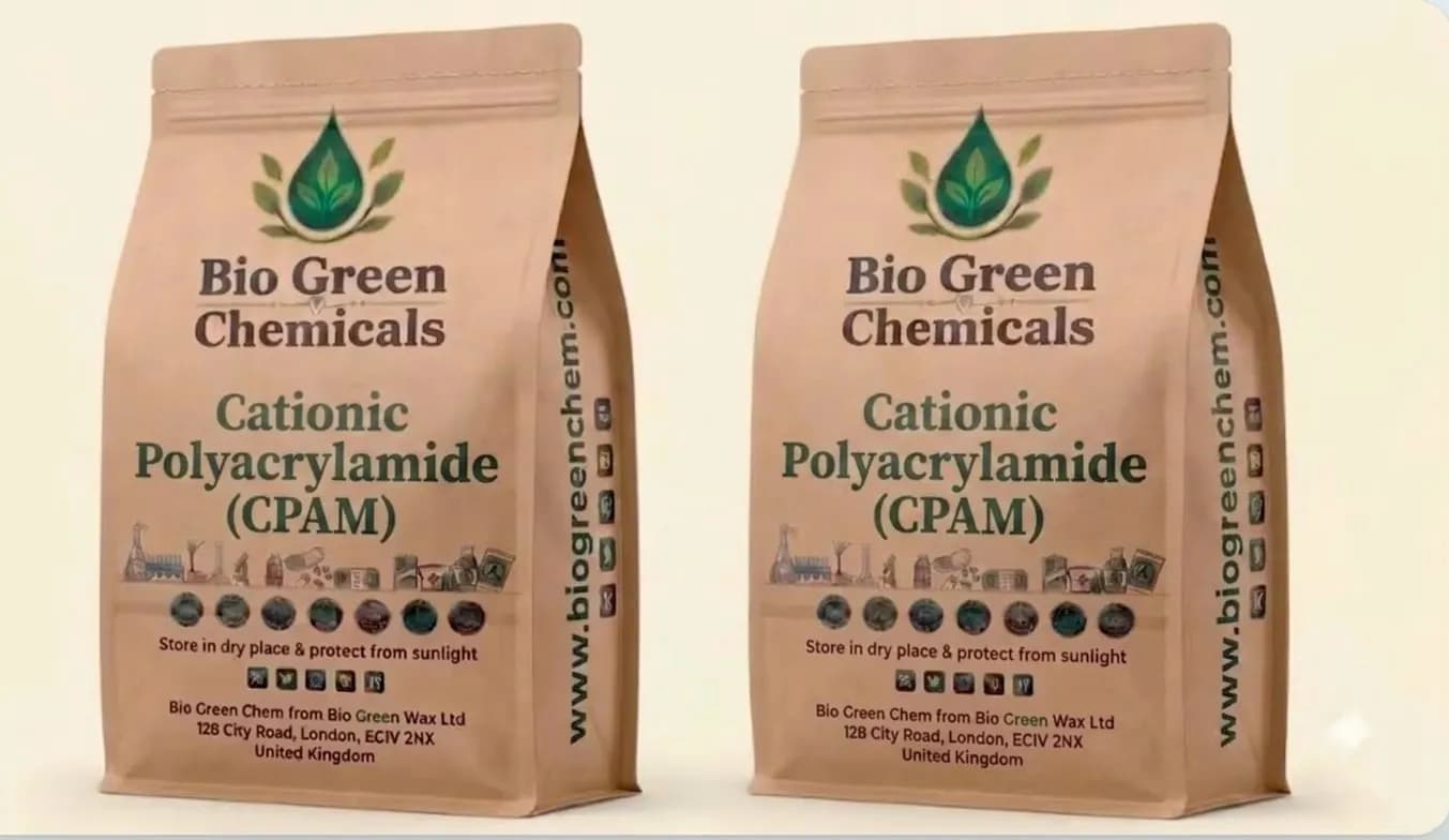 Cationic Polyacrylamide (CPAM) – Water treatment product from Bio Green Chem
