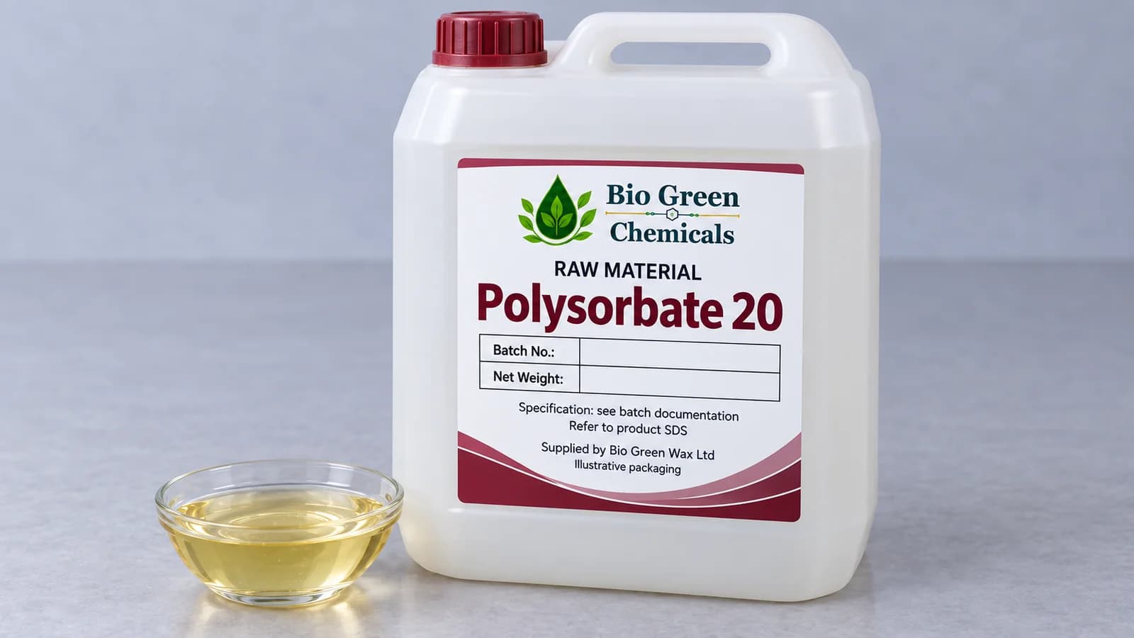 Polysorbate 20 – Cosmetic & Personal Care product from Bio Green Chem