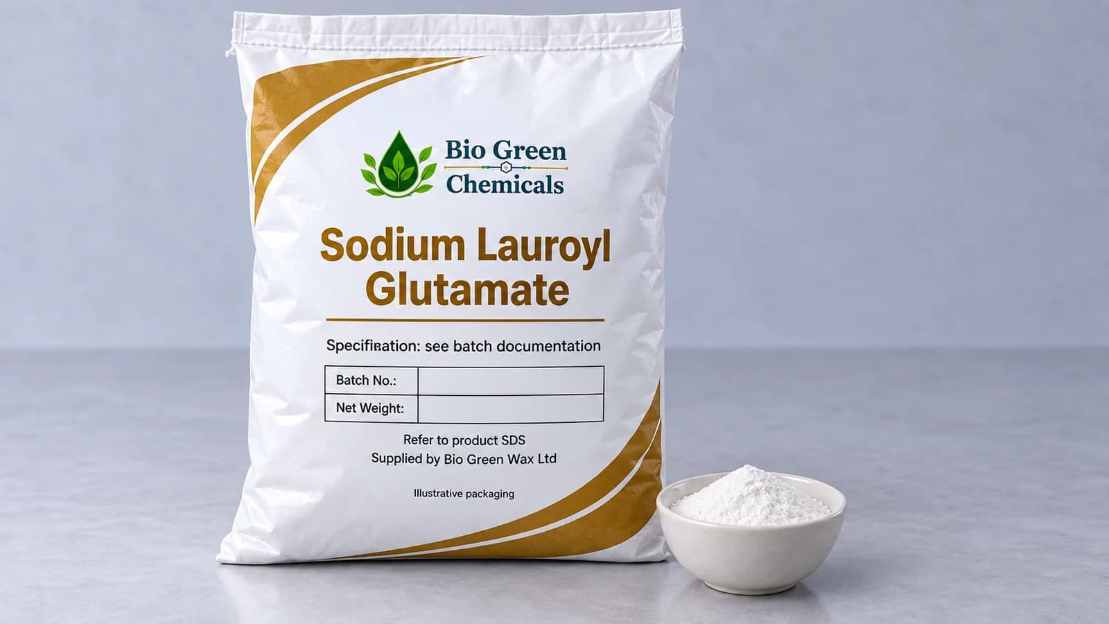 Sodium Lauroyl Glutamate – Cosmetic & Personal Care product from Bio Green Chem