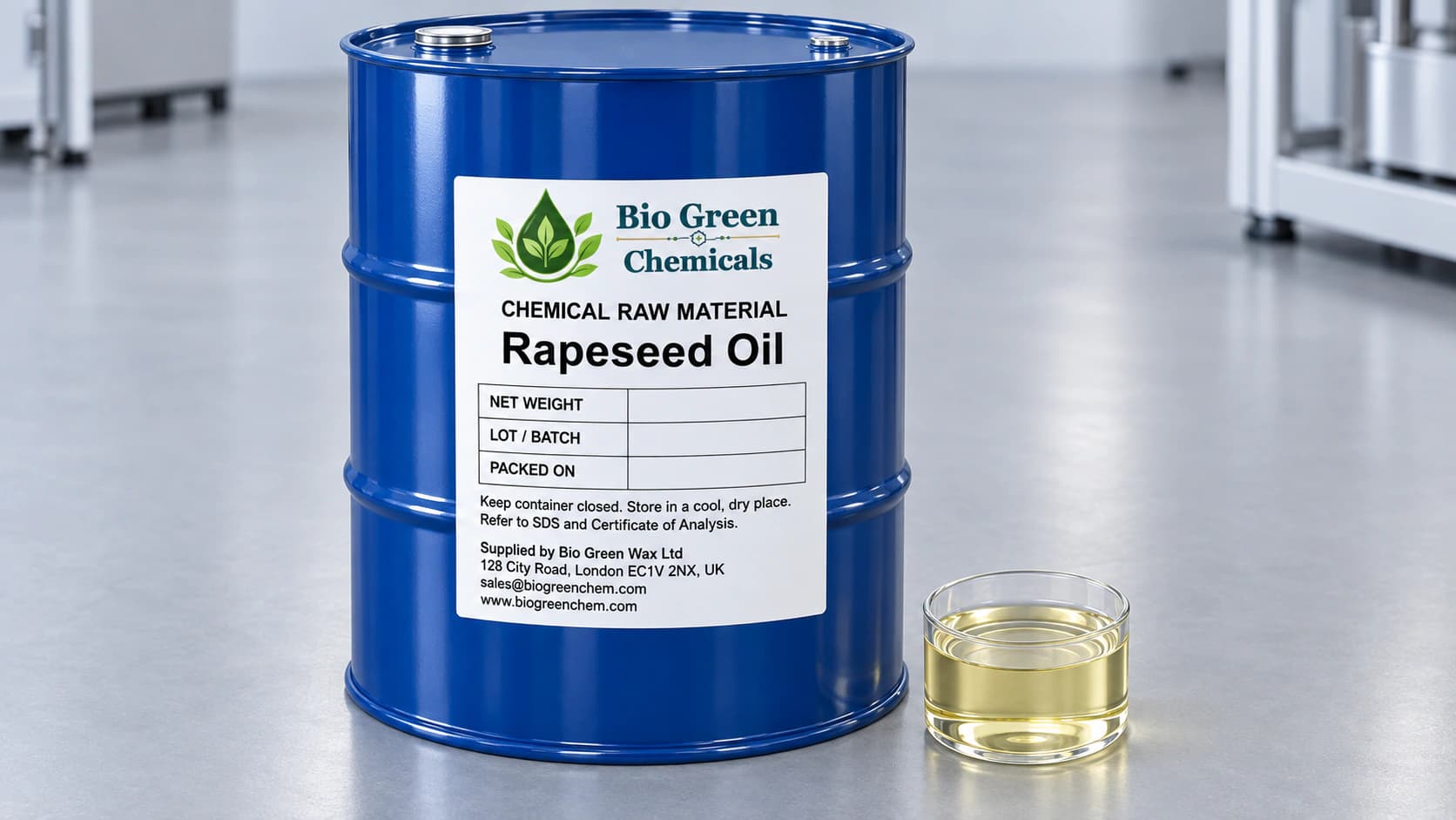 Rapeseed Oil – Cosmetic & Personal Care product from Bio Green Chem