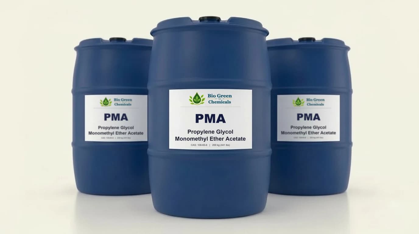 PMA - Propylene Glycol Monomethyl Ether Acetate – Solvents product from Bio Green Chem