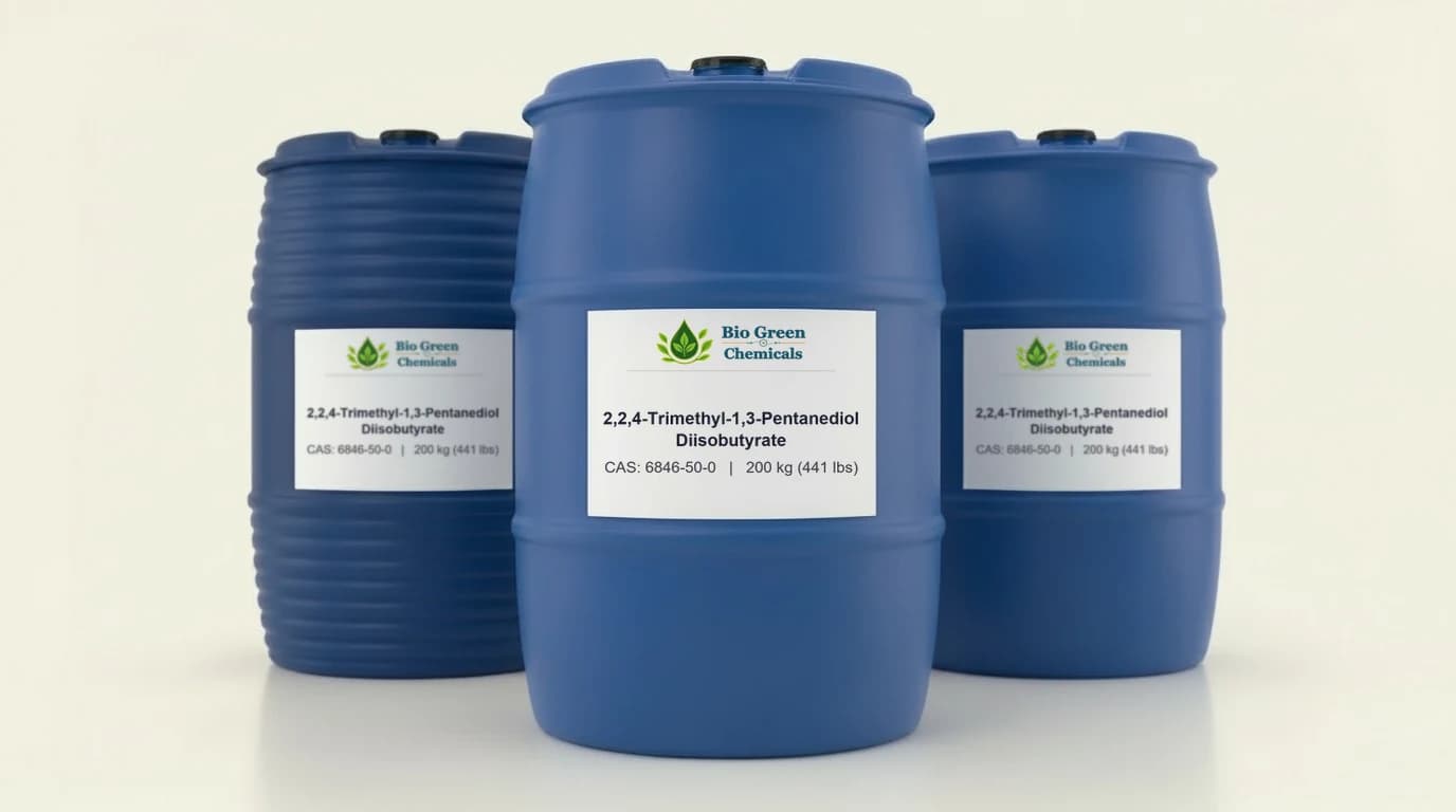 2,2,4-Trimethyl-1,3-Pentanediol Diisobutyrate – Coalescing agents product from Bio Green Chem