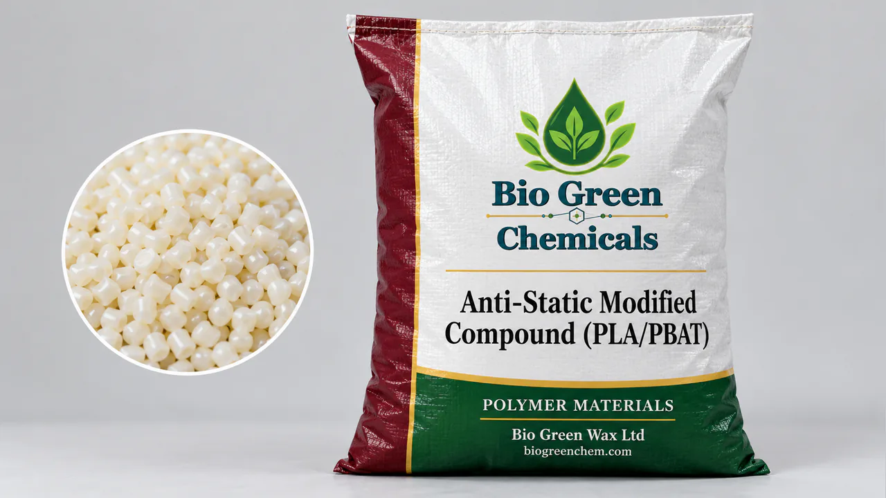 Anti-Static Modified Compound (PLA/PBAT) – Biopolymers & compostable compounds product from Bio Green Chem
