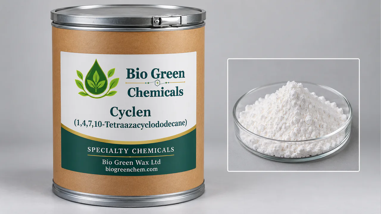 Cyclen (1,4,7,10-Tetraazacyclododecane) – Pharmaceutical intermediates product from Bio Green Chem
