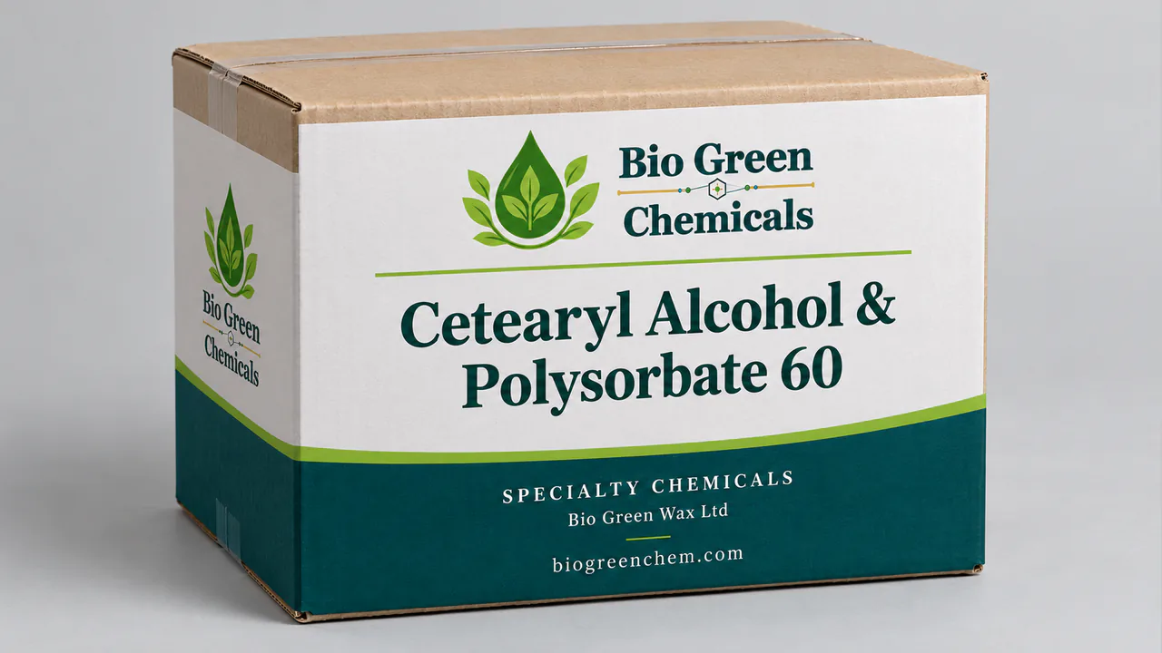 Cetearyl Alcohol & Polysorbate 60 – Cosmetic & Personal Care product from Bio Green Chem