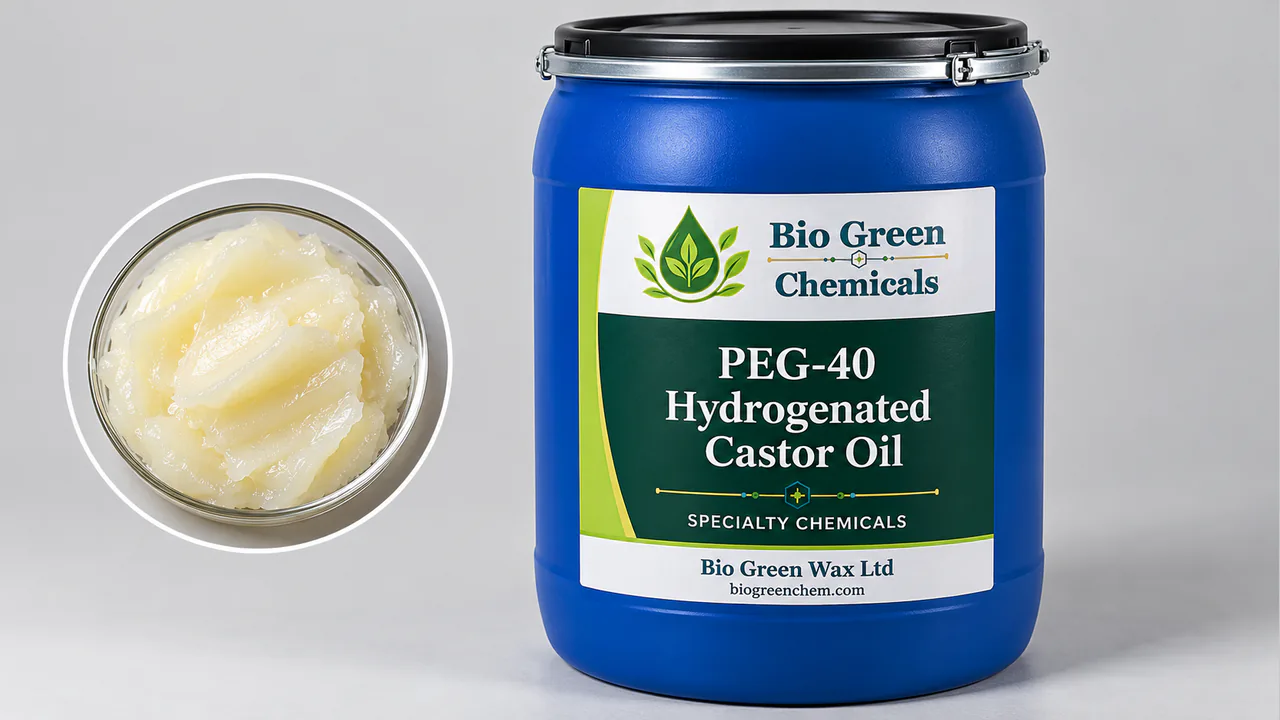 PEG-40 Hydrogenated Castor Oil – Cosmetic & Personal Care product from Bio Green Chem