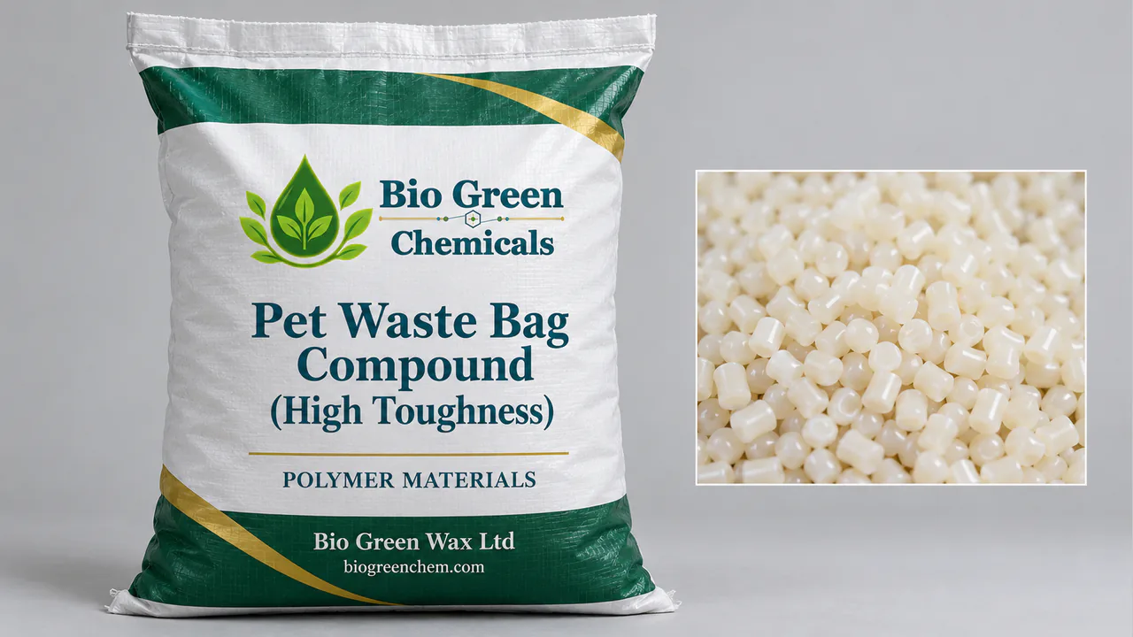 Pet Waste Bag Compound (High Toughness) – Biopolymers & compostable compounds product from Bio Green Chem