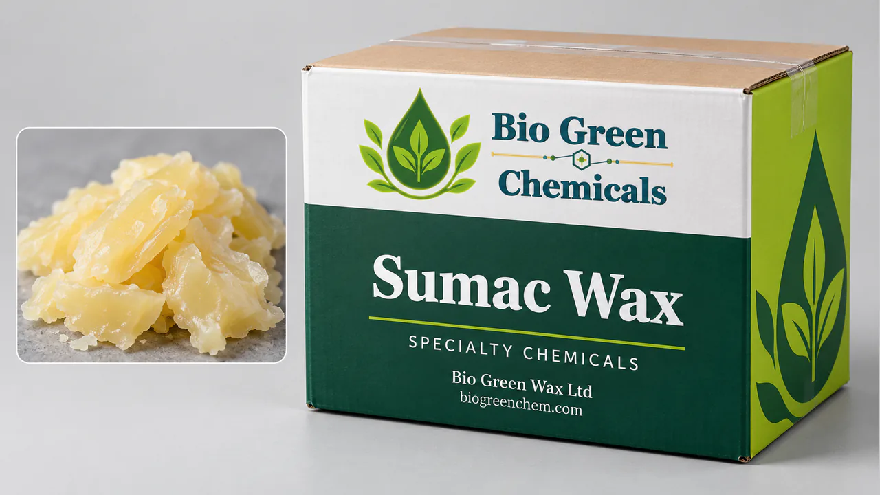Sumac Wax – Cosmetic & Personal Care product from Bio Green Chem