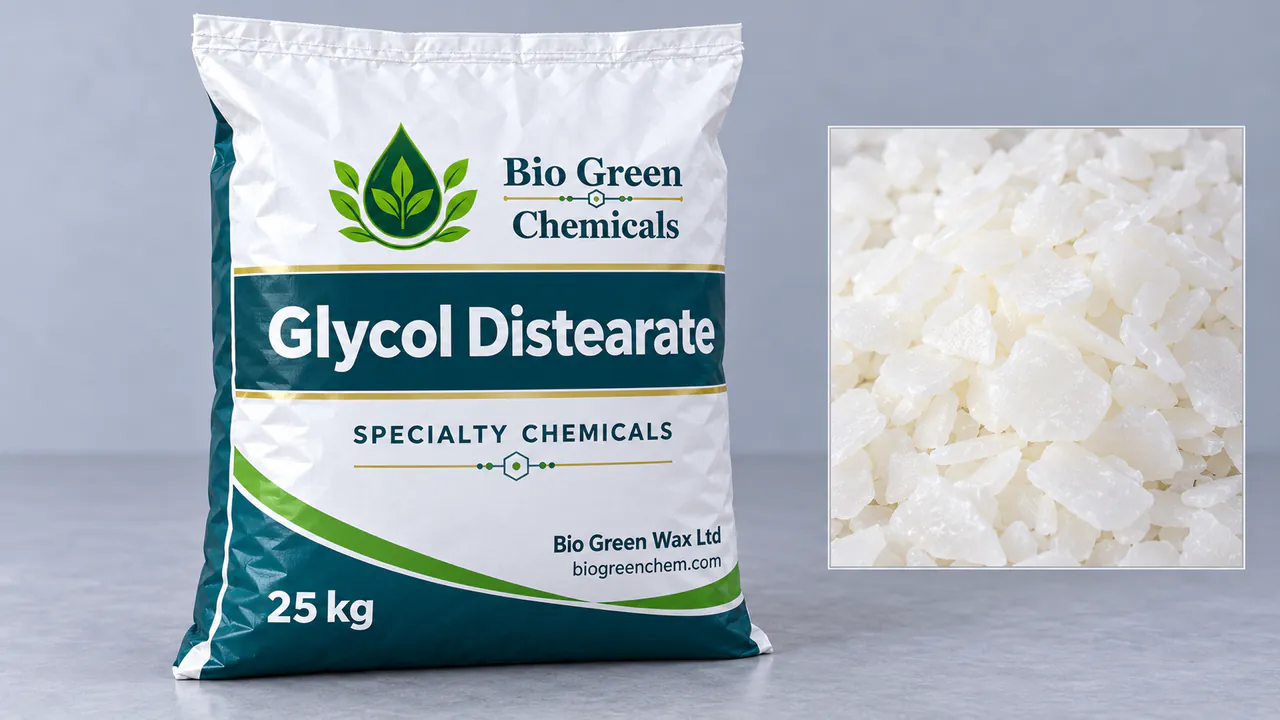Glycol Distearate – Cosmetic & Personal Care product from Bio Green Chem