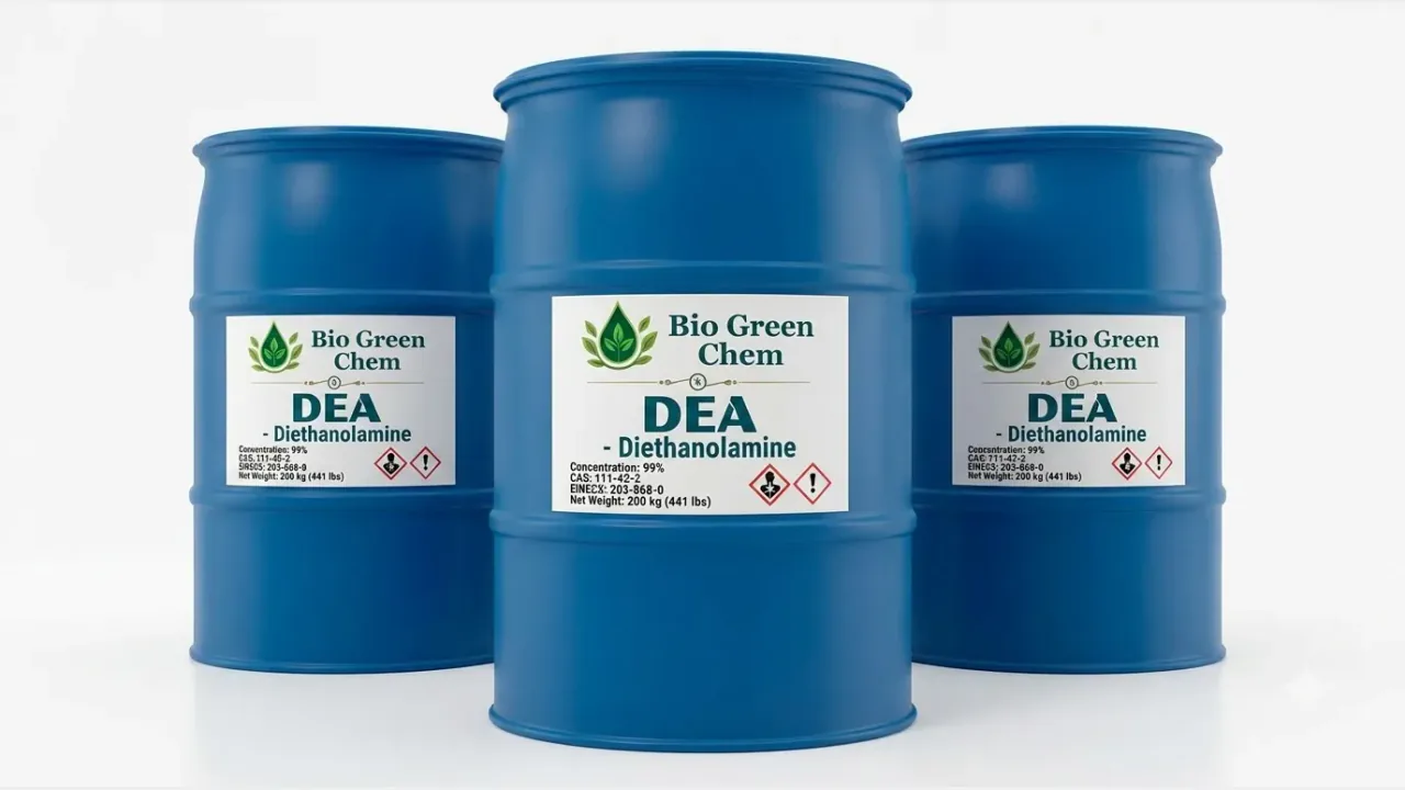 DEA - Diethanolamine – Glycols & alcohols product from Bio Green Chem