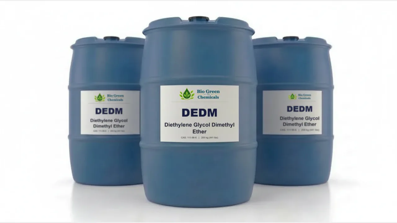 DEDM - Diethylene Glycol Dimethyl Ether — feedstock option for Industrial Manufacturing & Formulation