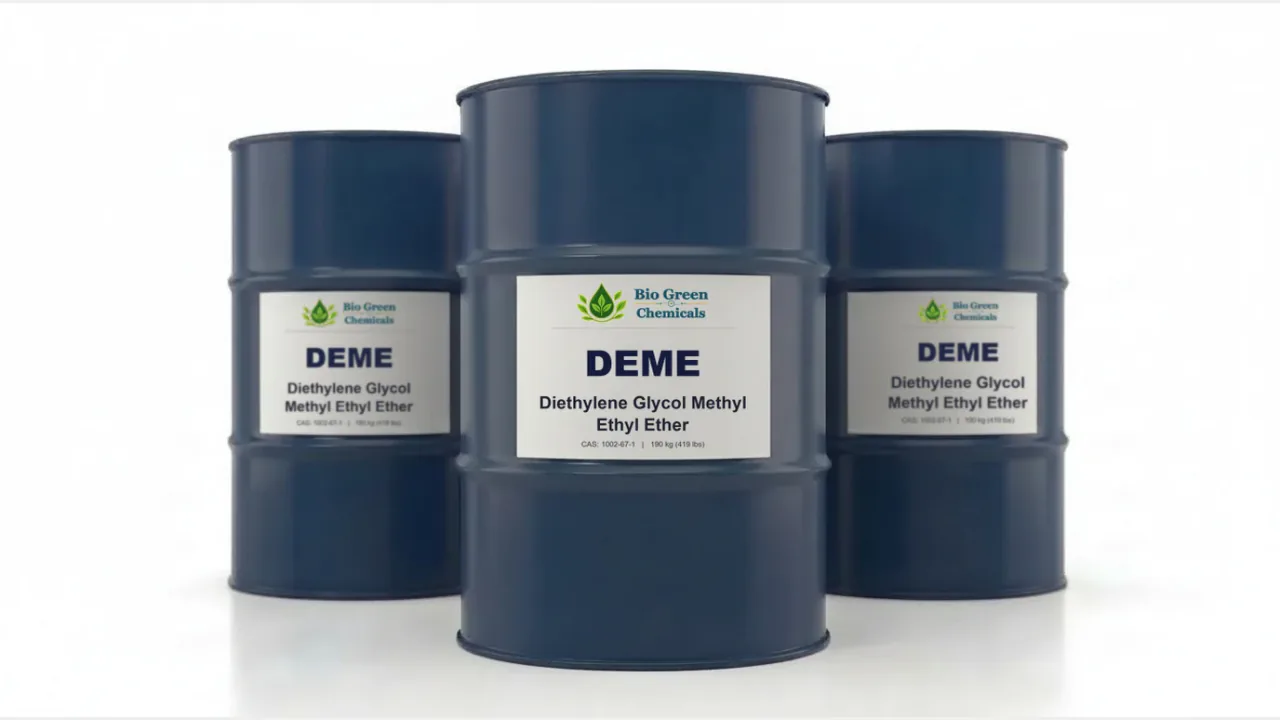 DEME - Diethylene Glycol Methyl Ethyl Ether — feedstock option for Industrial Manufacturing & Formulation