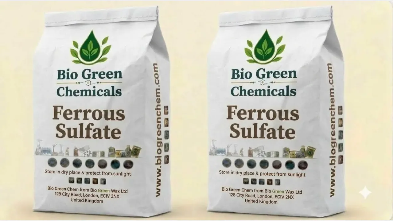 Ferrous Sulfate – Sulfates & sulfites product from Bio Green Chem