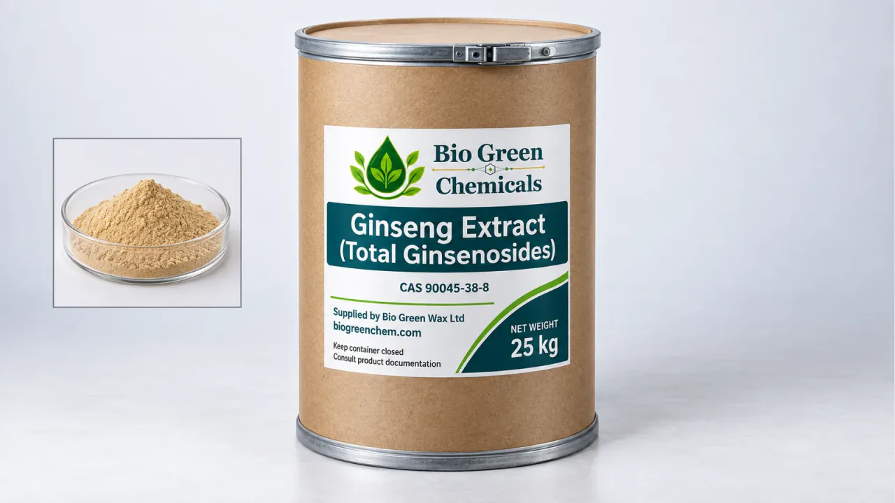 Ginseng Extract (Total Ginsenosides) – Cosmetic & Personal Care product from Bio Green Chem