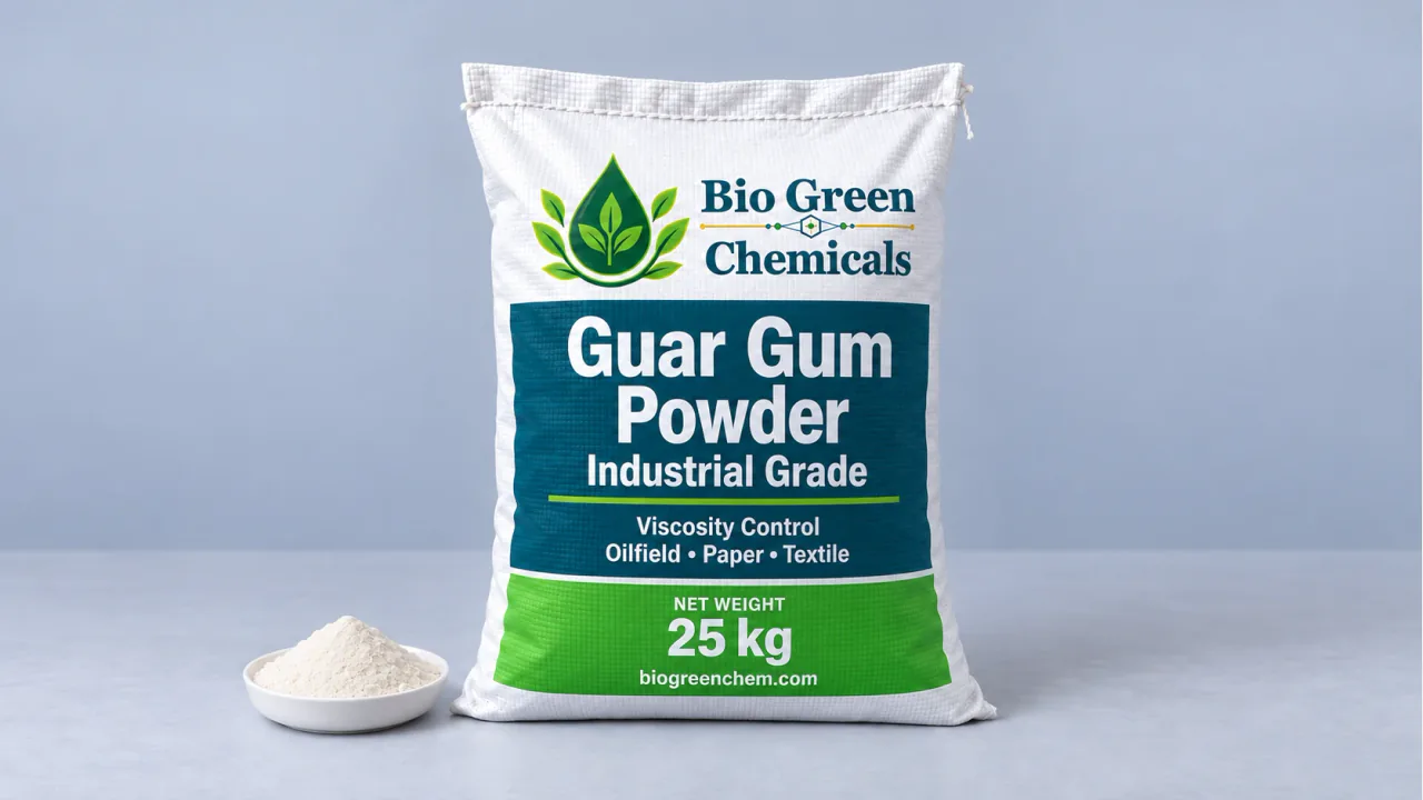 Guar Gum Powder Industrial Grade – Specialty chemicals product from Bio Green Chem