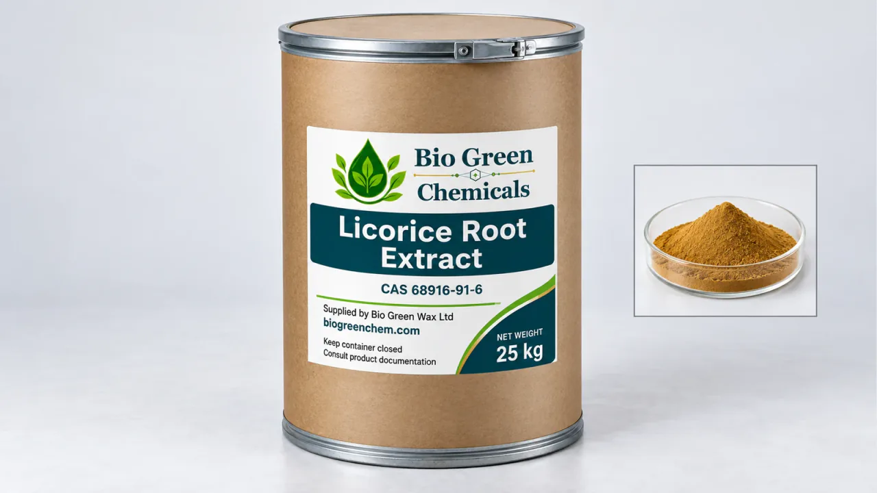 Licorice Root Extract – Cosmetic & Personal Care product from Bio Green Chem