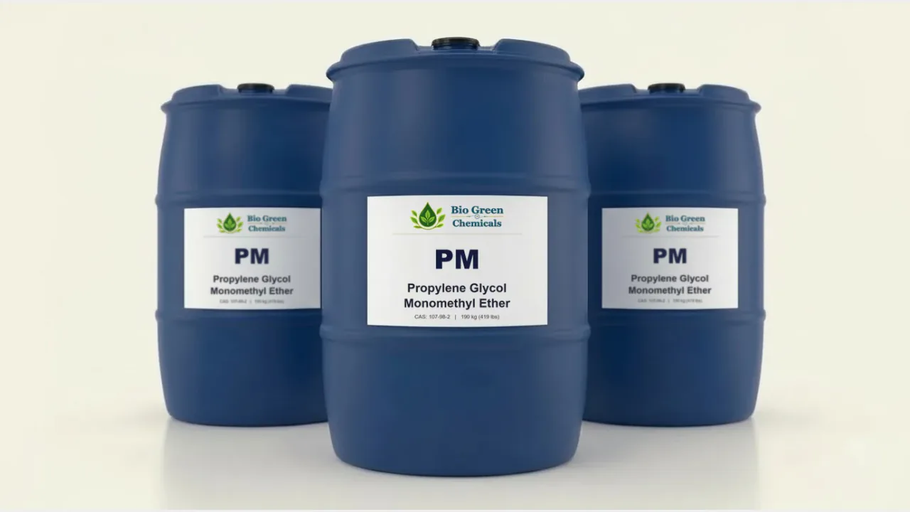 PM - Propylene Glycol Monomethyl Ether — feedstock option for Industrial Manufacturing & Formulation