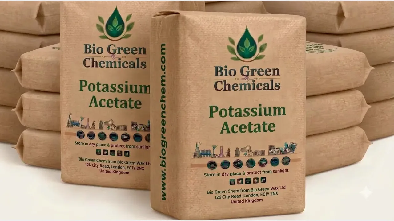 Potassium Acetate — feedstock option for Water & Effluent Treatment