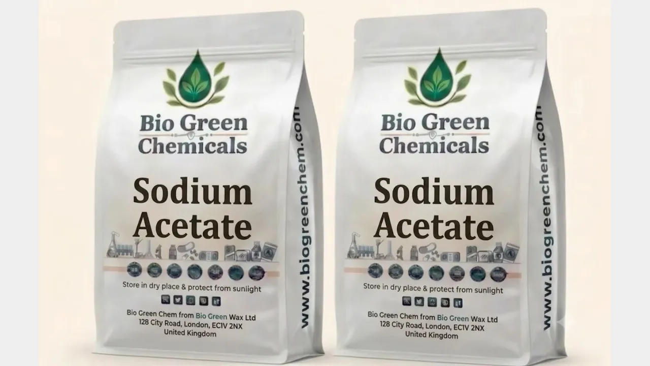 Sodium Acetate — feedstock option for Water & Effluent Treatment