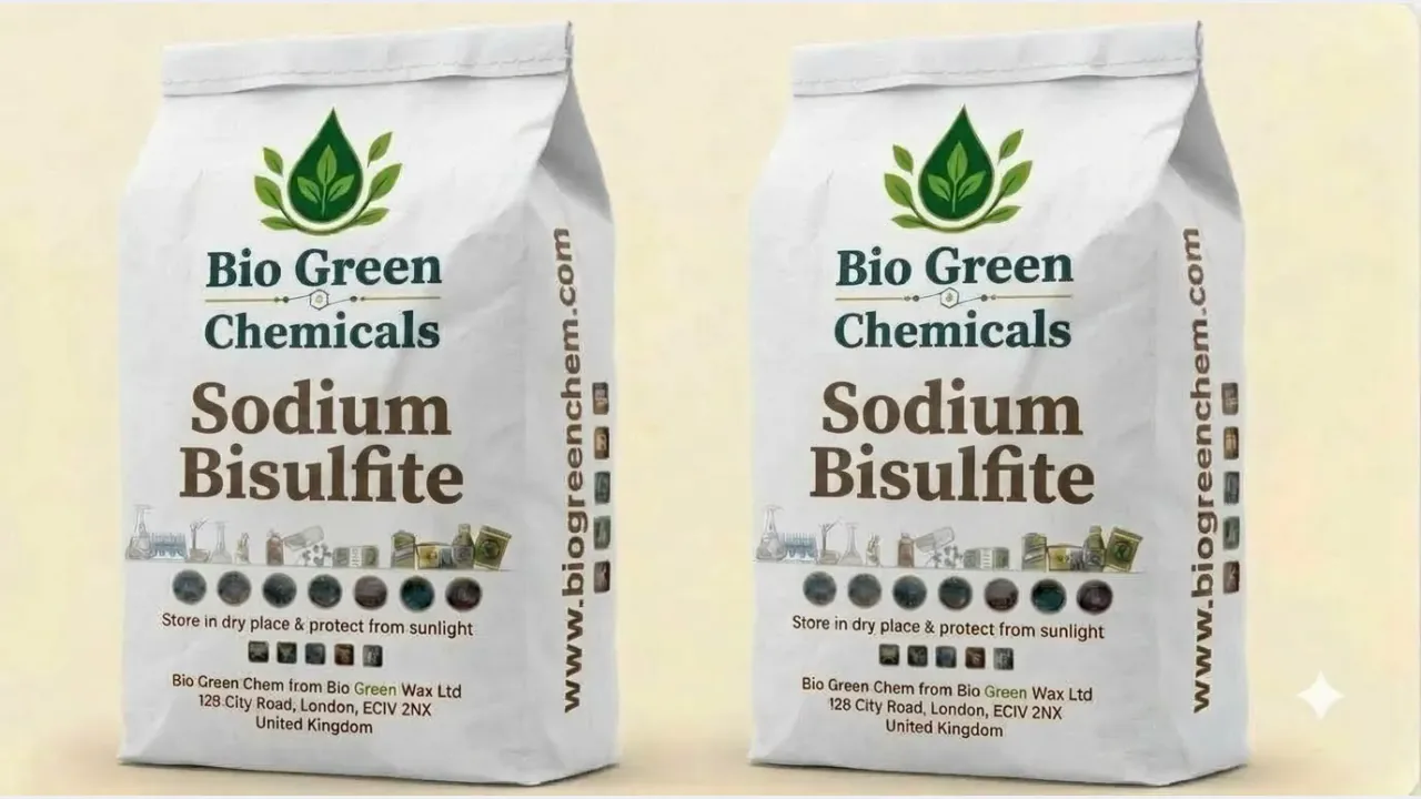 Sodium Bisulfite – Sulfates & sulfites product from Bio Green Chem