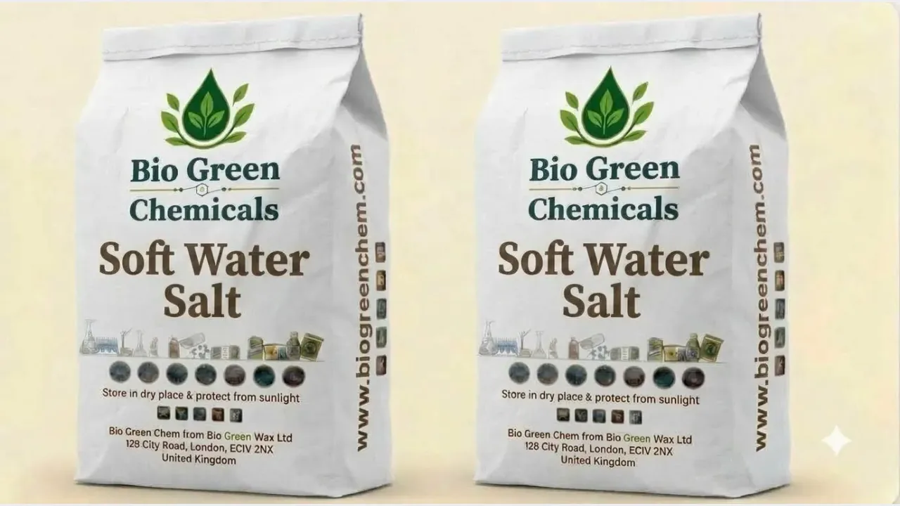 Soft Water Salt – Water treatment product from Bio Green Chem