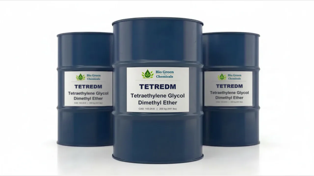 TETREDM - Tetraethylene Glycol Dimethyl Ether — feedstock option for Industrial Manufacturing & Formulation