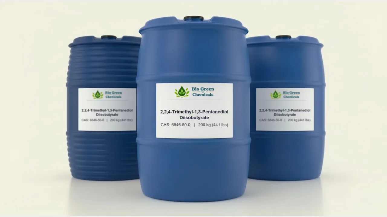 2,2,4-Trimethyl-1,3-Pentanediol Diisobutyrate – Coalescing agents product from Bio Green Chem