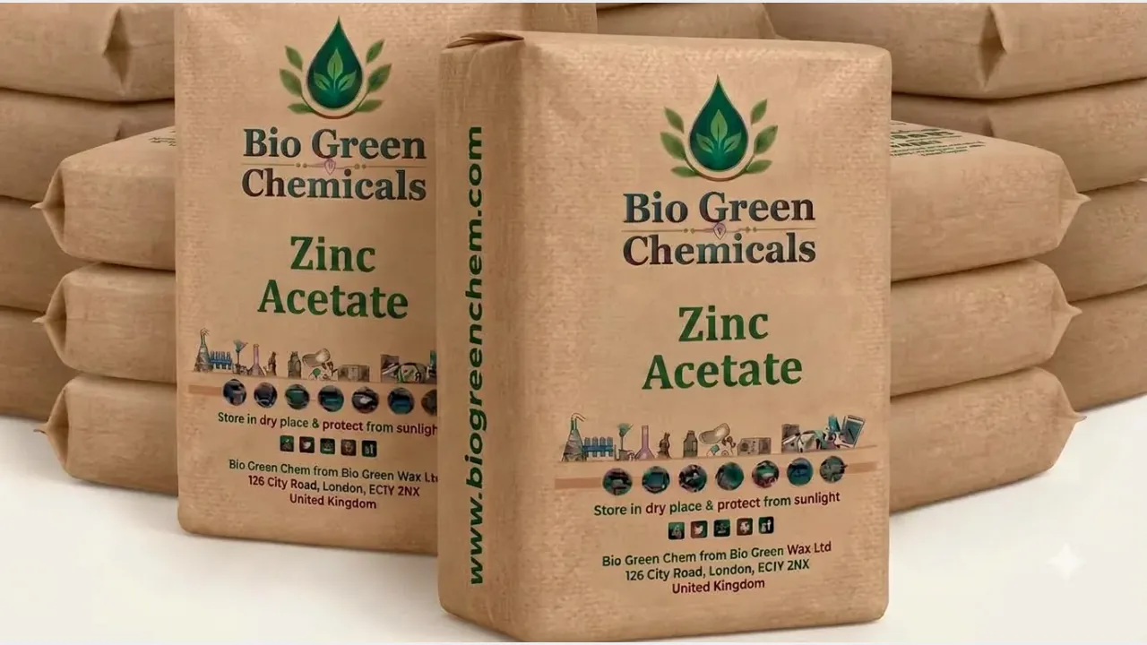 Zinc Acetate — feedstock option for Water & Effluent Treatment