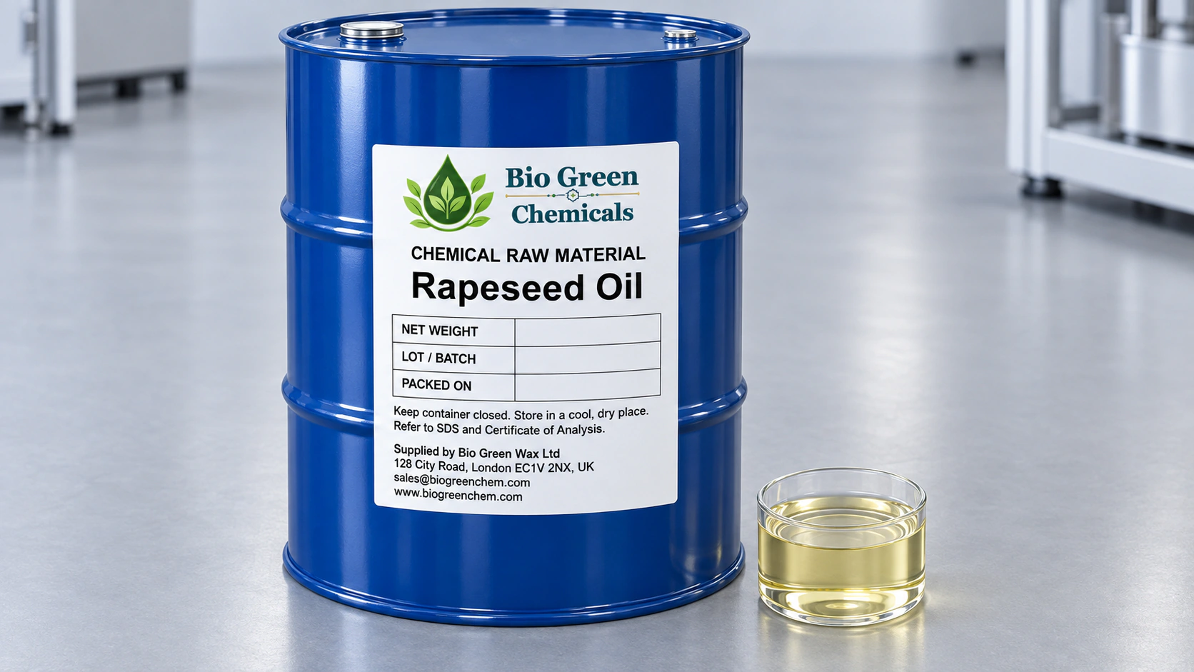 Rapeseed Oil — feedstock option for Cosmetic & Personal Care Ingredients