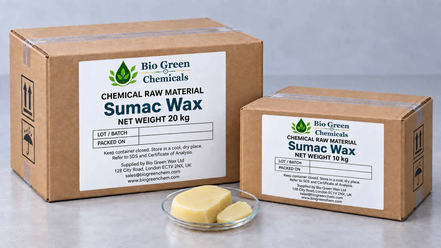 Sumac Wax — feedstock option for Cosmetic & Personal Care Ingredients