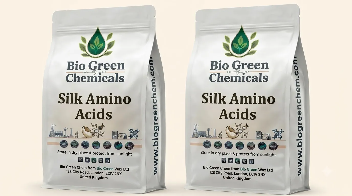 Silk Amino Acids — feedstock option for Cosmetic & Personal Care Ingredients